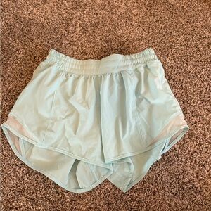 Lululemon Athletica Hotty Hot Light Blue Athletic Shorts